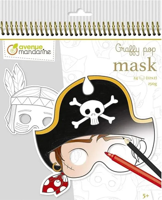 Maskenmalbuch Jungen - 3609510520229 Exaclair