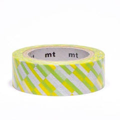 Masking Tape block stripe green Merlo
