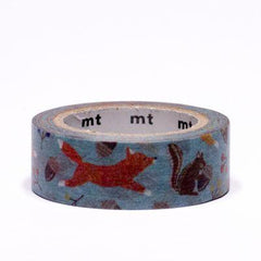 Masking Tape fox and squirrel Merlo