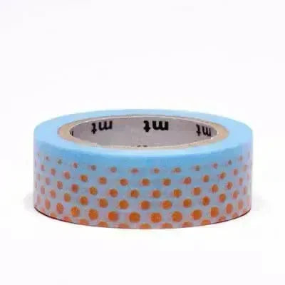Masking Tape pop dot blue Merlo