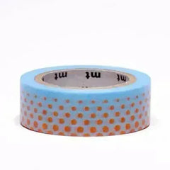 Masking Tape pop dot blue Merlo