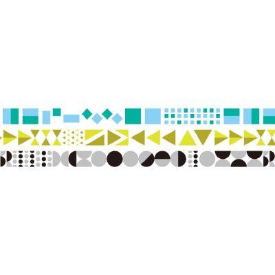 Masking Tape slim deco geometric - 3 schmale Rollen (Kopie) Merlo