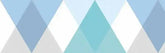 Masking Tape triangle and diamond blue Merlo