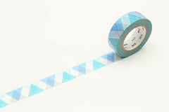 Masking Tape triangle and diamond blue Merlo