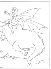 Mein allerschönstes Malbuch - Ritter und Drachen Arena Verlag