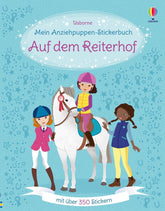 Mein Anziehpuppen-Stickerbuch - Auf dem Reiterhof Usborne Verlag