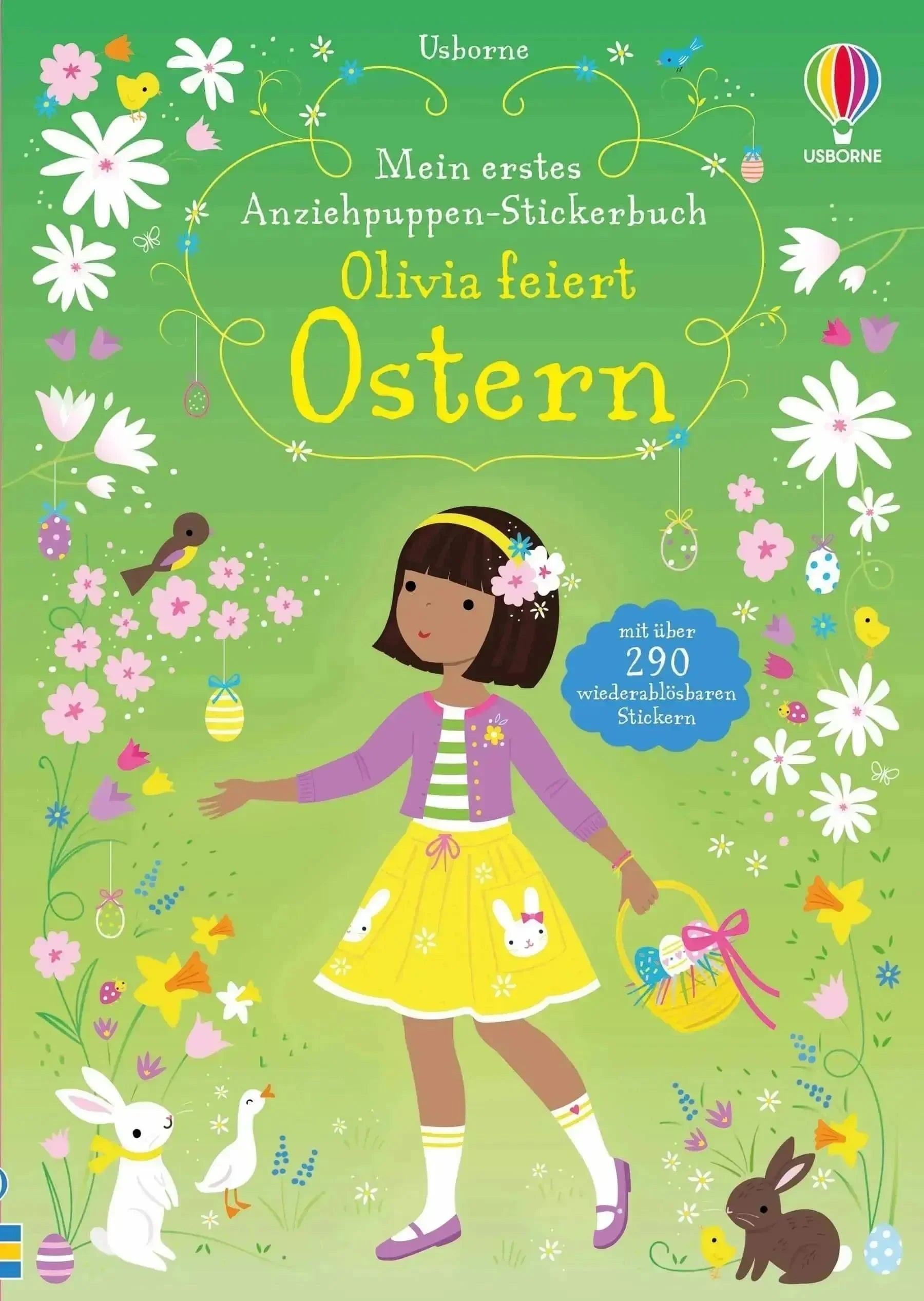 Mein erstes Anziehpuppen-Stickerbuch - Olivia feiert Ostern Usborne Verlag
