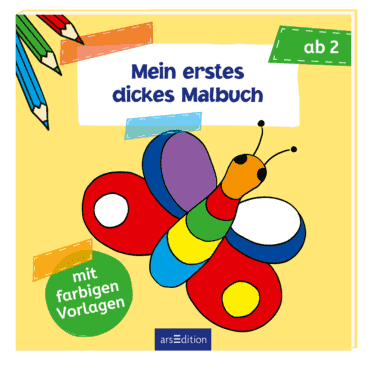 Mein erstes dickes Malbuch ars edition