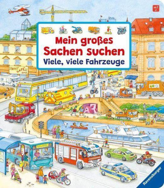 Mein großes Sachen suchen: Viele, viele Fahrzeuge Ravensburger Verlag