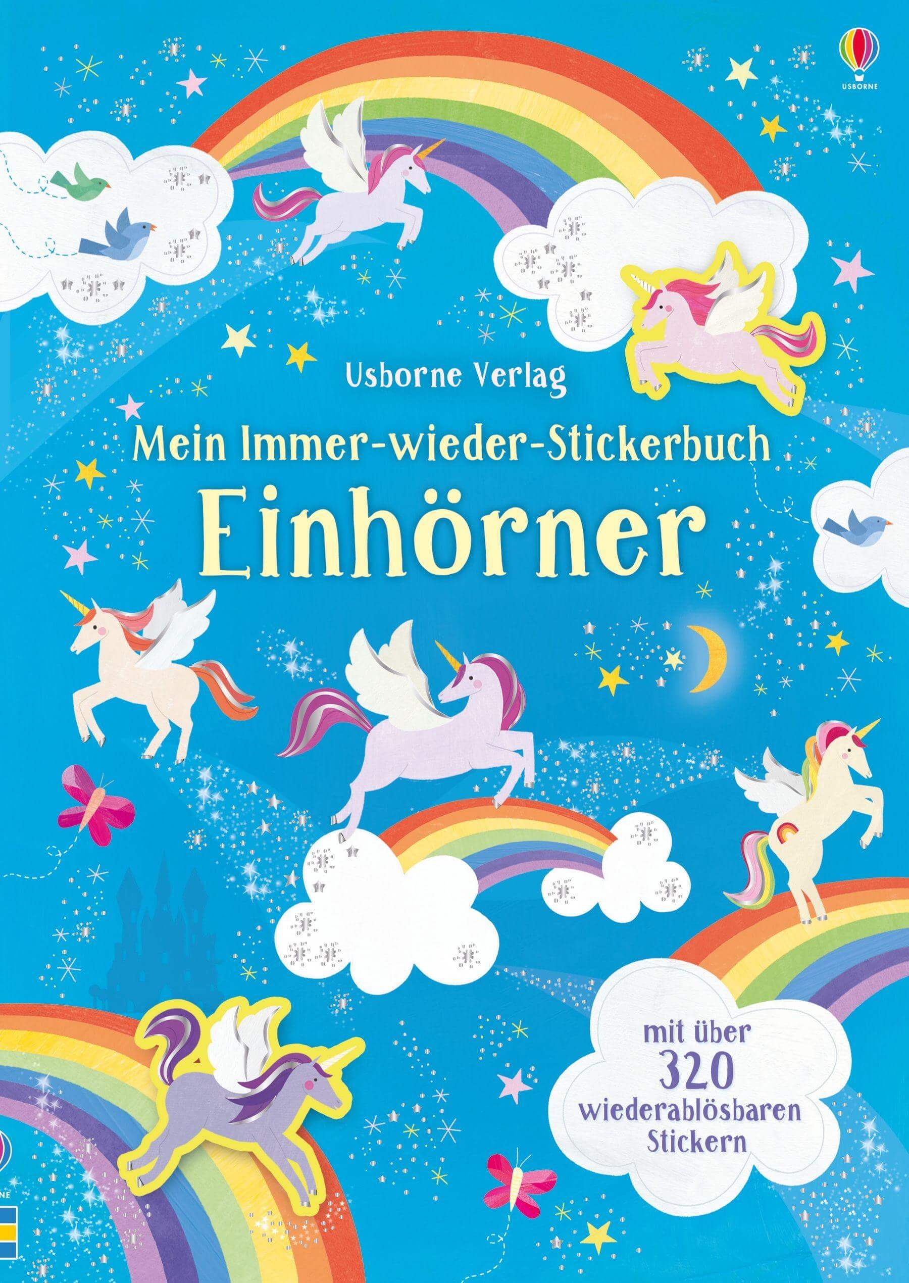 Mein Immer-wieder-Stickerbuch - Einhörner - mit über 320 wiederablösbaren Stickern Usborne Verlag