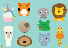 Mein Immer-wieder-Stickerbuch - Lustige Gesichter Usborne Verlag