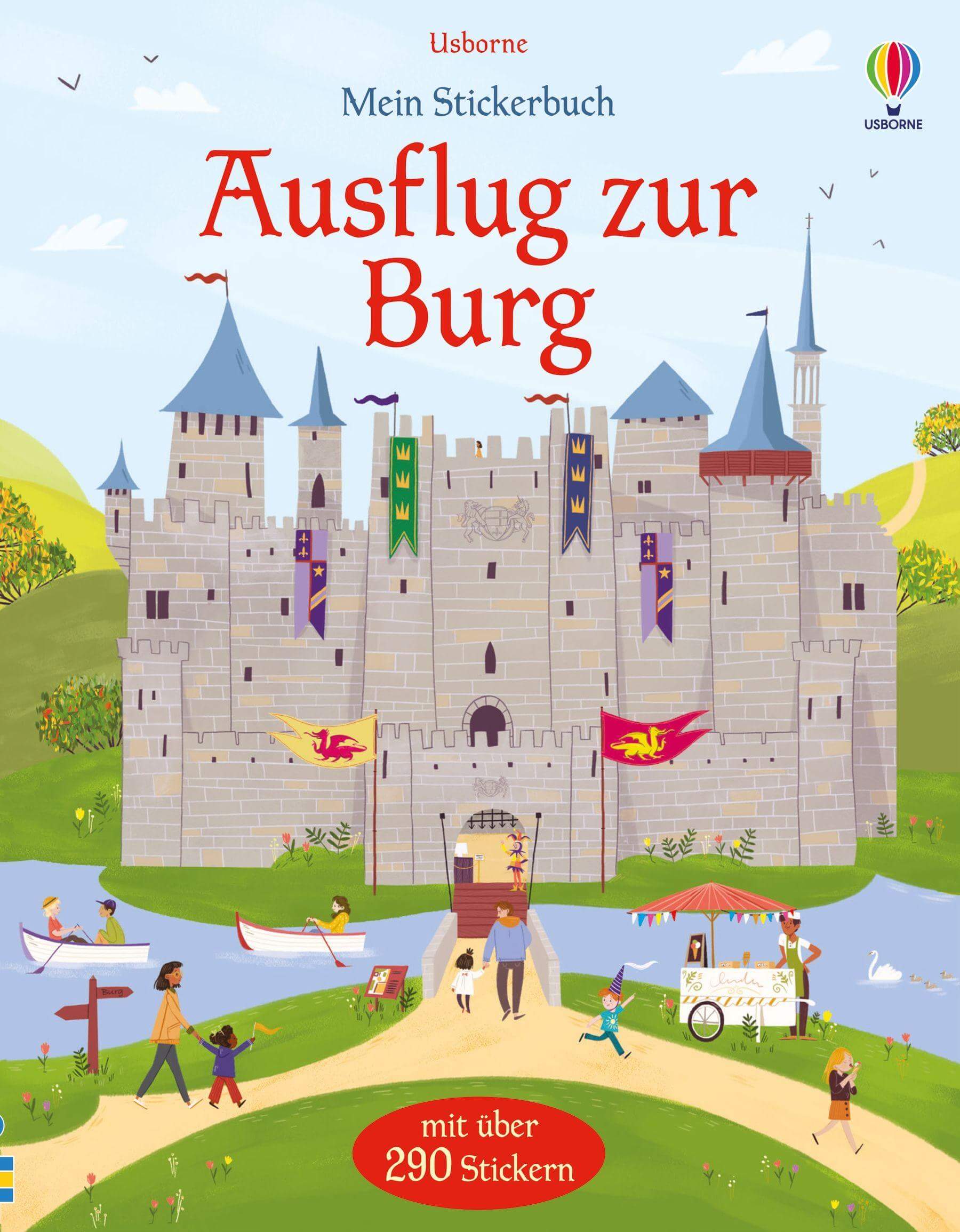 Mein Stickerbuch - Ausflug zur Burg mit über 290 Stickern Usborne Verlag