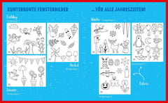 Meine ersten Fensterbilder mit dem Kreidemarker - Mit lustigen XXL-Vorlagen und Kreidemarker EMF-Verlag