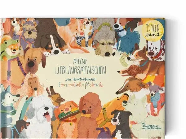 Meine Lieblingsmenschen - ein kunterbuntes Freundschaftsbuch - 9783949239304 jupiter mond