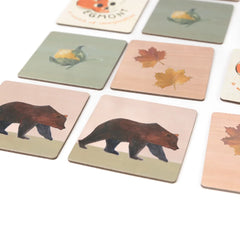 Memo-Spiel Wald mit 48 Karten
