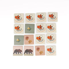 Memo-Spiel Wald mit 48 Karten