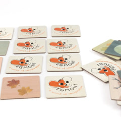 Memo-Spiel Wald mit 48 Karten