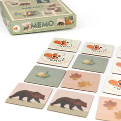 Memo-Spiel Wald mit 48 Karten