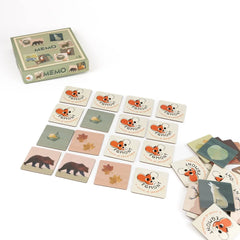 Memo-Spiel Wald mit 48 Karten