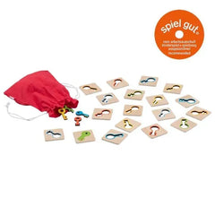 Memospiel Schlüsselsuche Konzentration, Schnelligkeit & Spaß aus Holz - 56326 Goki