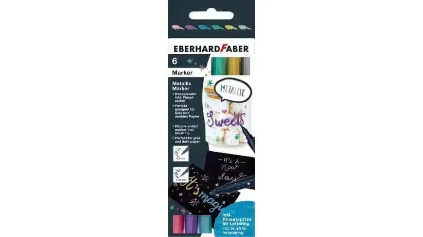 Metallic Marker - 6er Eberhard Faber
