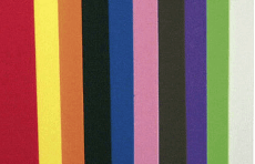 Moosgummi Block DIN A4 - knallige Farben URSUS