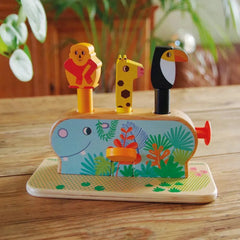 Multi Pop Holzspielzeug - Motorikspielzeug für Kleinkinder ab 18 Monate - DJ06291 Djeco