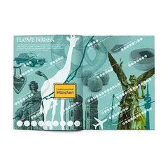 116 Seiten München - Kreativ-, Rätsel- und Malbuch Tralleri kunstundspiel