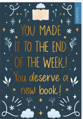 myNOTES Papeterie: Notizheft You made it to the end of the week! You deserve a new book! - 4014489137603 ars edition