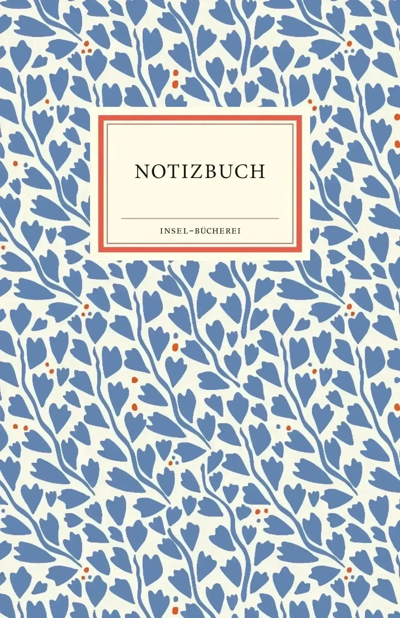 Notizbuch kleine - blaue Ranken - 9783458644415 Insel Verlag