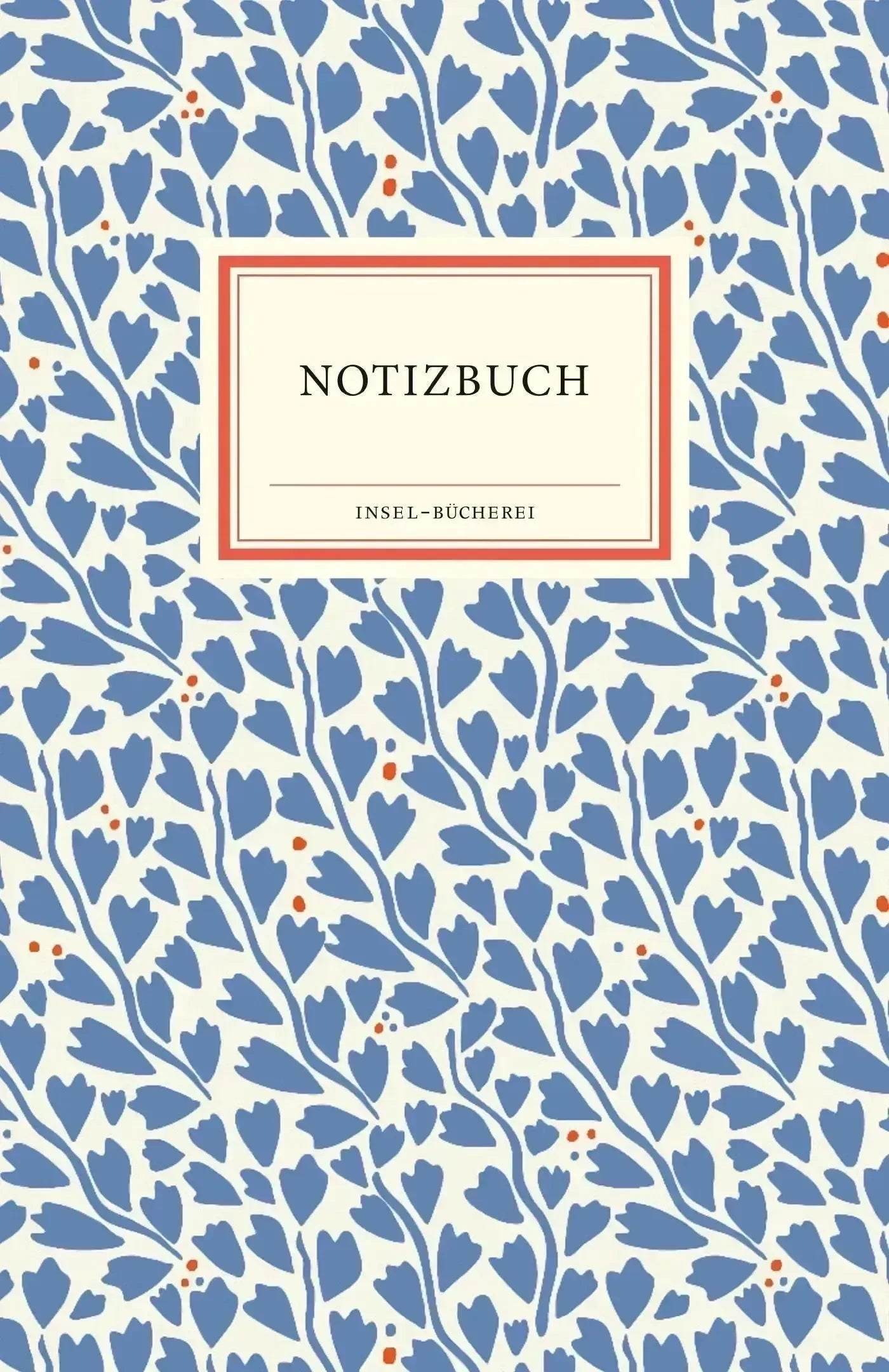 Notizbuch kleine - blaue Ranken - 9783458644415 Insel Verlag
