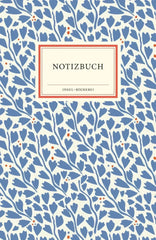 Notizbuch kleine - blaue Ranken - 9783458644415 Insel Verlag