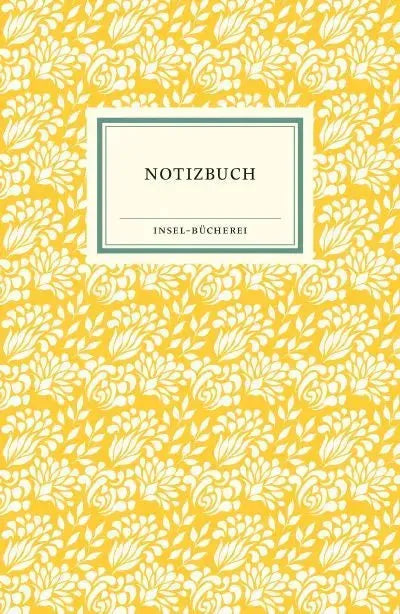 Notizbuch kleine - gelbe Blumen - 9783458179269 Insel Verlag