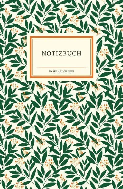 Notizbuch kleine - grüne Blätter - 9783458644439 Insel Verlag