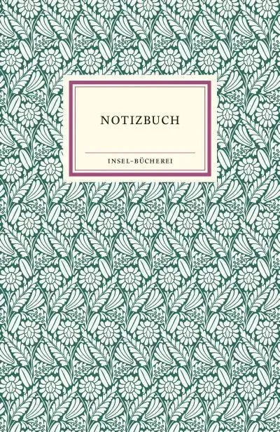 Notizbuch kleine - grüne Blumen - 9783458179245 Insel Verlag