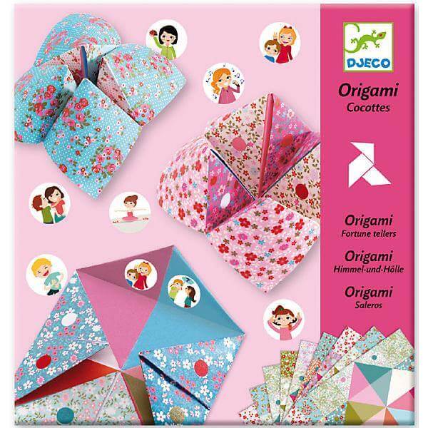 Origami Himmel und Hölle rosa Djeco