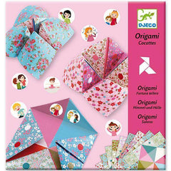 Origami Himmel und Hölle rosa Djeco