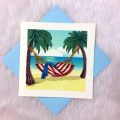 Origamo Karte - Hängematte - PQ038 Paladise