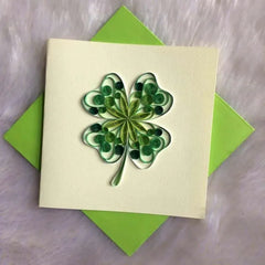 Origamo Karte - Kleeblatt Glück - pq021 Paladise