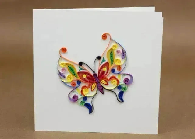 Origamo Karte - Schmetterling Paladise