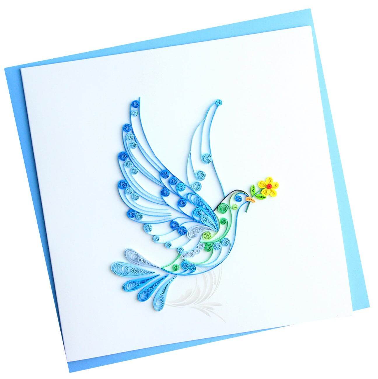 Origamo Karte - Taube Paladise