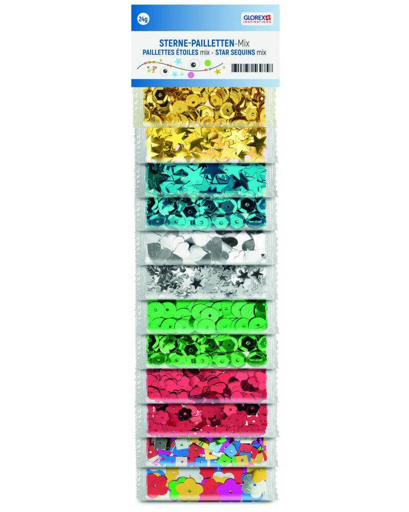 Pailetten bunt gemischt Glorex