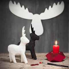 Pappmache Weihnachtskugeln zum Hängen cchobby kunstundspiel