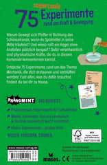 PhänoMINT 75 supercoole Experimente rund um Kraft & Bewegung - 053218 Moses