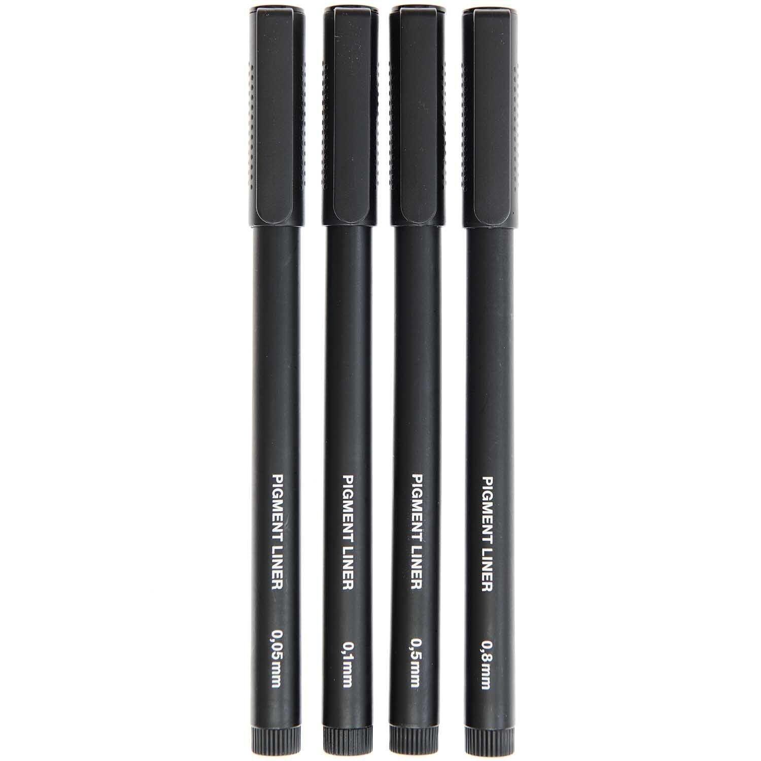 Pigment Liner 4 Stück Rico