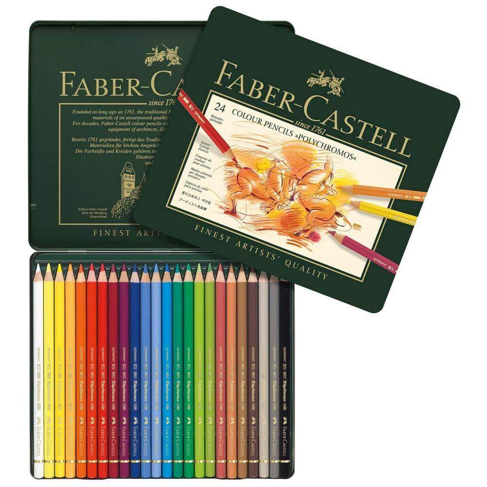 Polychromos Colour Pencils 24Stk. Faber Castell