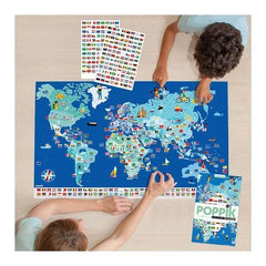 Poppik Lernposter Flaggen der Welt Carletto