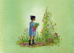 Postkartenbuch 'Gartenkinder' - 9783825154141 Urachhaus