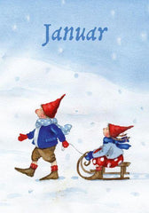 Postkartenbuch 'Mit Pippa und Pelle durch das Jahr' Urachhaus