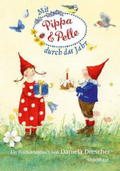 Postkartenbuch 'Mit Pippa und Pelle durch das Jahr' Urachhaus